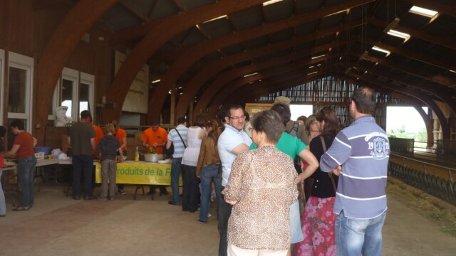 Heure de pointe au buffet